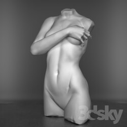 Sculpture - The torso of a female figure 
