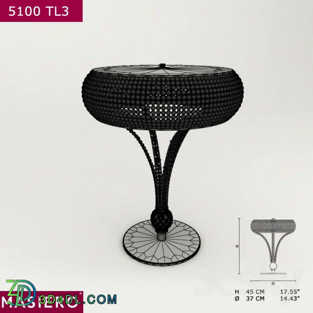Table lamp - Masiero 5100 TL3