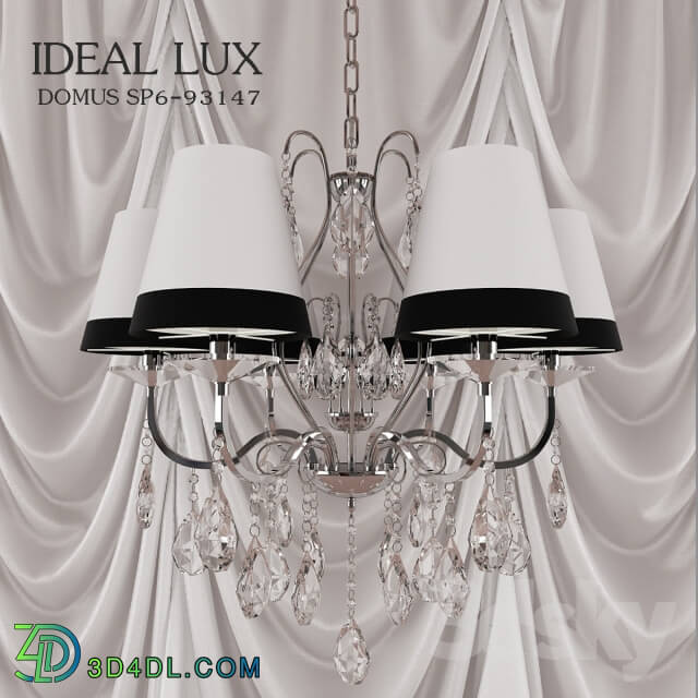 Ceiling light - Chandelier hanging IDEAL LUX DOMUS SP6-93147