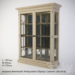Wardrobe _ Display cabinets - Showcases Bernhardt Antiquarian Display Cabinet _365-816_ 