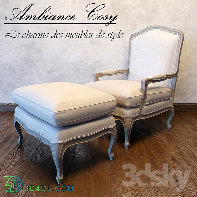 Arm chair - ambiance cosy cuisine WE1 WE2