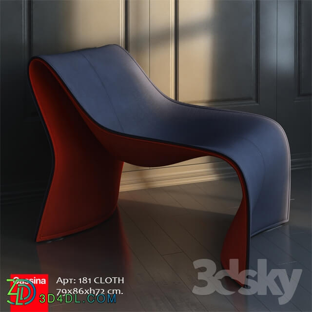 Arm chair - Cassina 181 Cloth