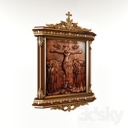 Miscellaneous - Icon _quot_Crucifixion of our Lord Jesus Christ_quot_ 