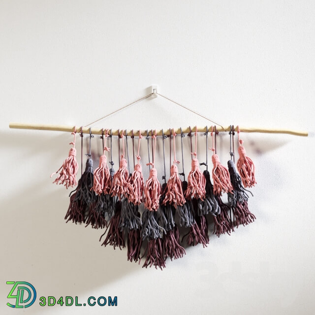 Other decorative objects - DIY Tassel Wall hanging