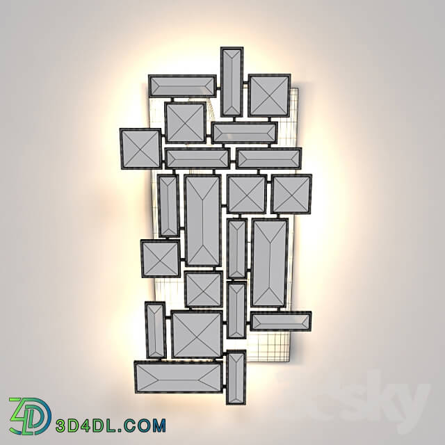 Wall light - Lobmeyr 6675-W-3 _quot_Metropolitan_quot_