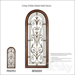 Other decorative objects - Cristy Petite Metal Wall Decor 