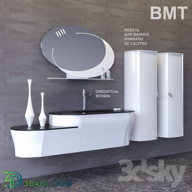 Bathroom furniture - Bathroom furniture 02 BMT CALYPSO _ Mixer BOSSINI