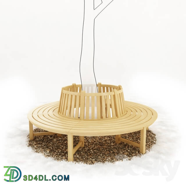 Other architectural elements - Round bench