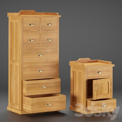 Sideboard _ Chest of drawer - Yatch country sideboard and nightstand 