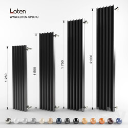 Radiator - Vertical tube radiator Loten Rock V 