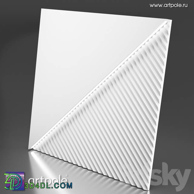3D panel - Ohm 3 D Fields Led Panel