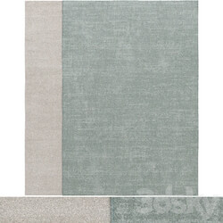 Carpets - Low Pile Semi-Plain Shaggy Cream Rug 