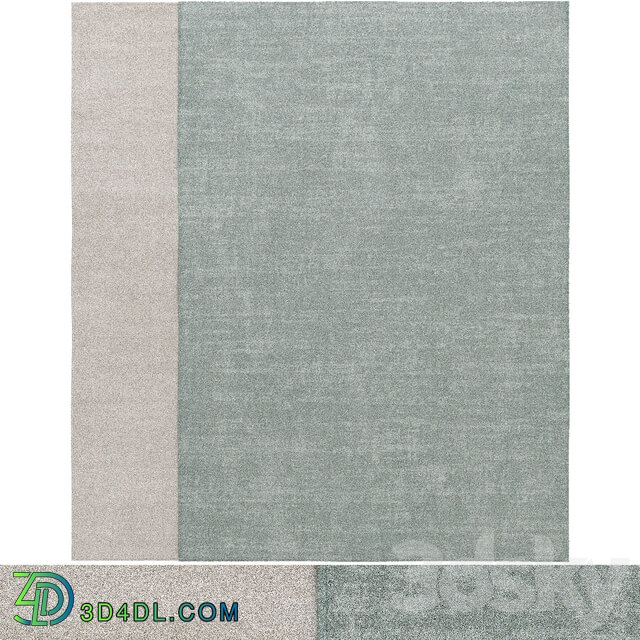 Carpets - Low Pile Semi-Plain Shaggy Cream Rug