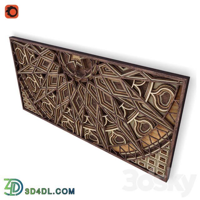 Other decorative objects - Wood panel