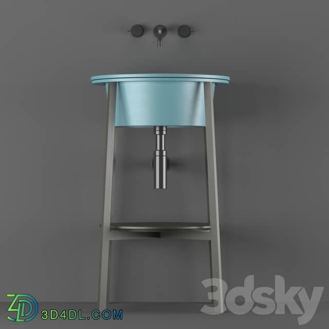 Wash basin - Catino Round - Cielo