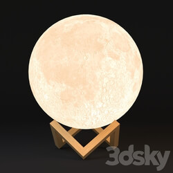 Table lamp - Moon lamp 
