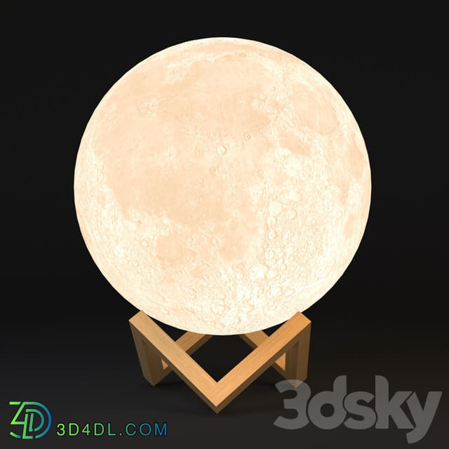 Table lamp - Moon lamp