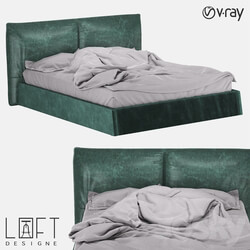 Bed - LoftDesigne 31301 model bed 