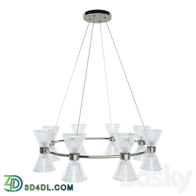 Chandelier - Newport 3618S nickel gold