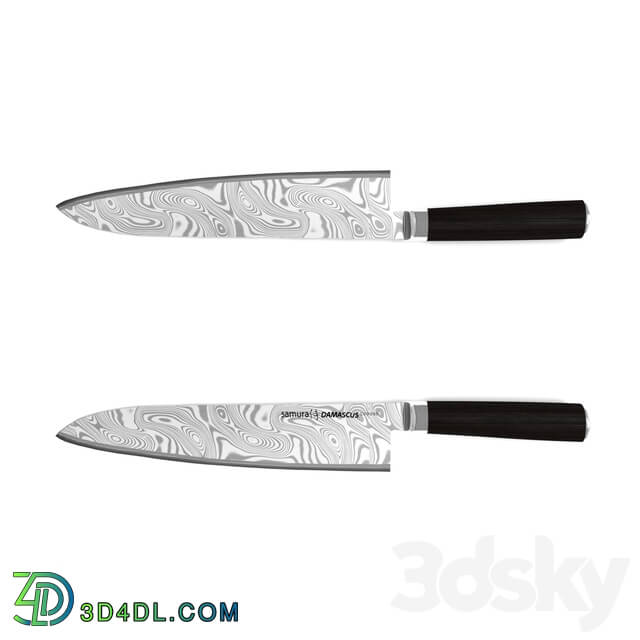 Tableware - SAMURA DAMASCUS KNIFE GRAND CHEF_ 240 MM