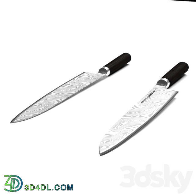 Tableware - SAMURA DAMASCUS KNIFE GRAND CHEF_ 240 MM