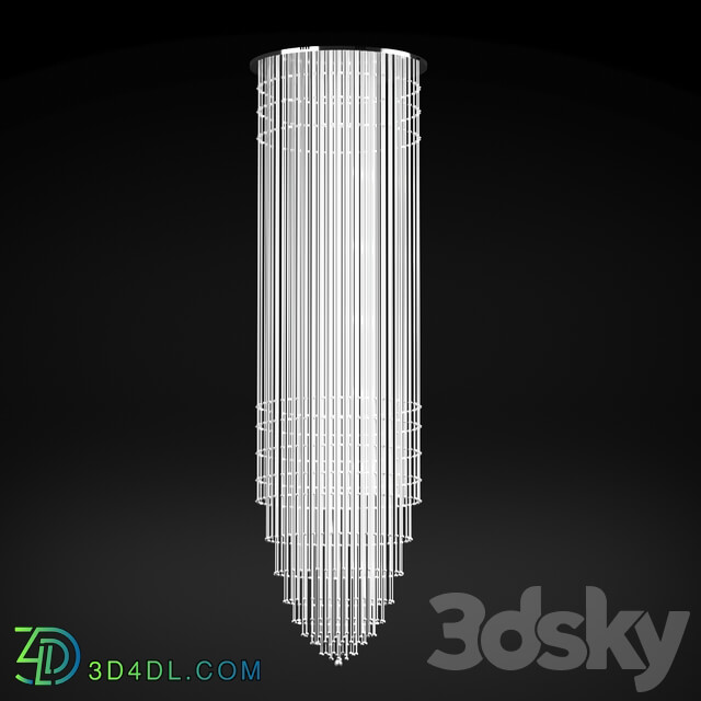 Chandelier - PLC Lighting Pearl Polished Chrome Chandelier with Clear Glass