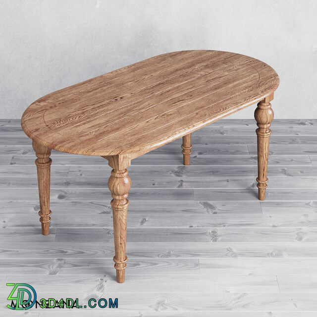 OM Oval table Residental for 6 persons Moonzana