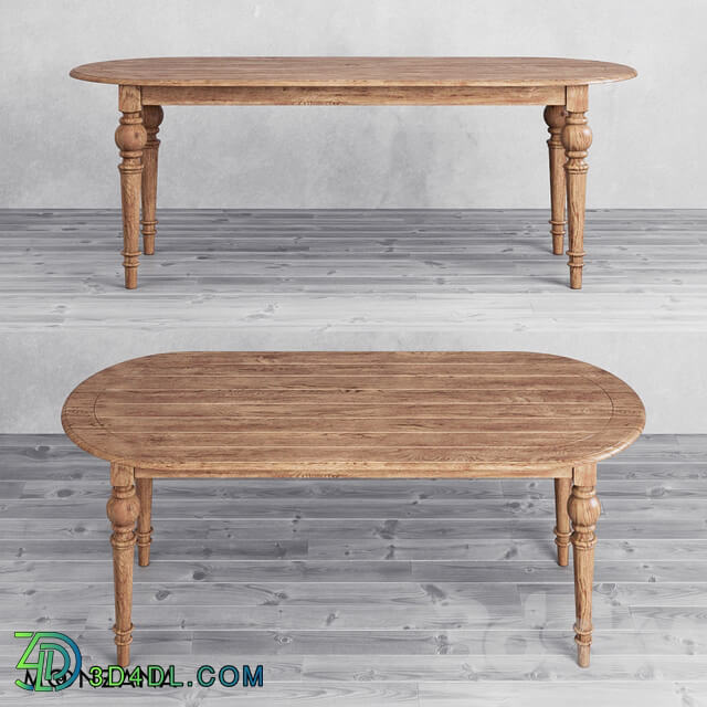 Table - OM Oval table Residental _for 8 persons_ Moonzana