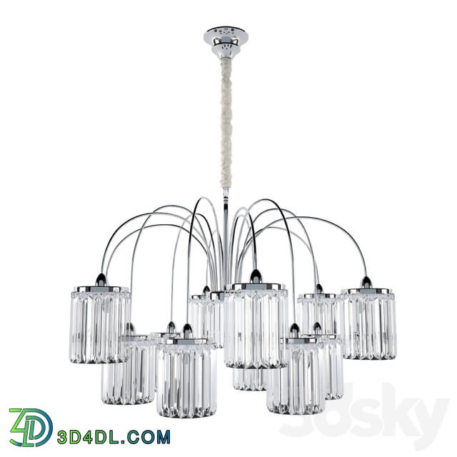 Chandelier - Newport 4508 _ 4C chrome gold