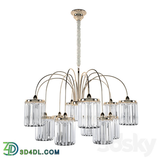 Chandelier - Newport 4508 _ 4C chrome gold