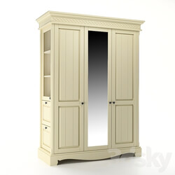 Wardrobe _ Display cabinets - Wardrobe Denmark 3-leaf No. 5 