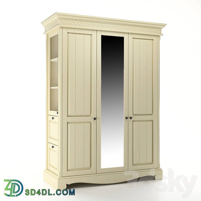 Wardrobe _ Display cabinets - Wardrobe Denmark 3-leaf No. 5