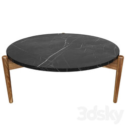 Table - MARBLE _ WOOD COFFEE TABLE 2 