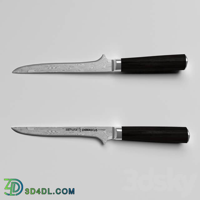 Tableware - BONDING KNIFE SAMURA DAMASCUS_ 165 MM