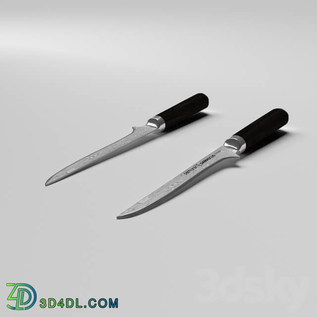 Tableware - BONDING KNIFE SAMURA DAMASCUS_ 165 MM