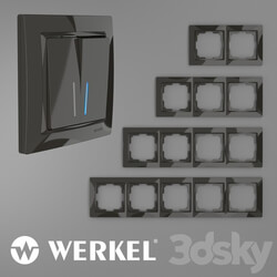 Miscellaneous - OM Plastic frames for sockets and switches Werkel Snabb Basic Gray-brown 