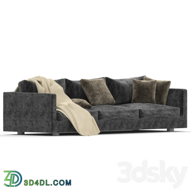 Sofa - sofa and blanket
