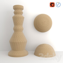Other decorative objects - Set of scratching posts 