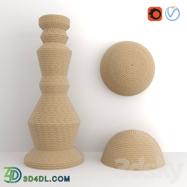 Other decorative objects - Set of scratching posts