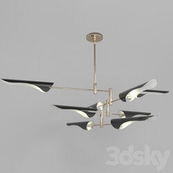 Chandelier - Beam Black 54.428 