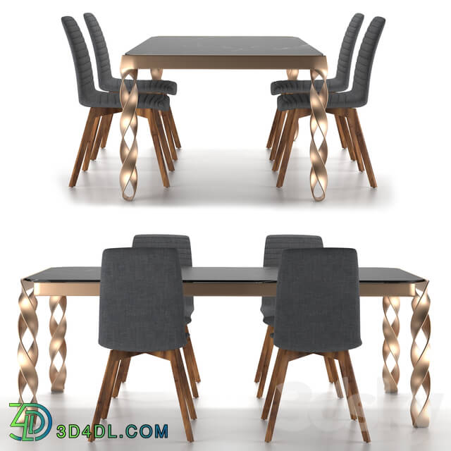 Table _ Chair - dining table 3