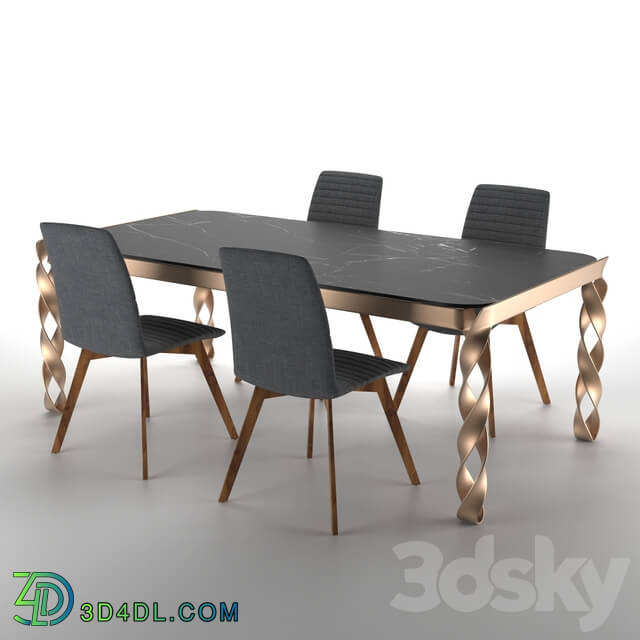 Table _ Chair - dining table 3