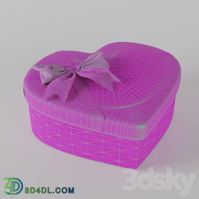 Other decorative objects - Heart shaped gift box
