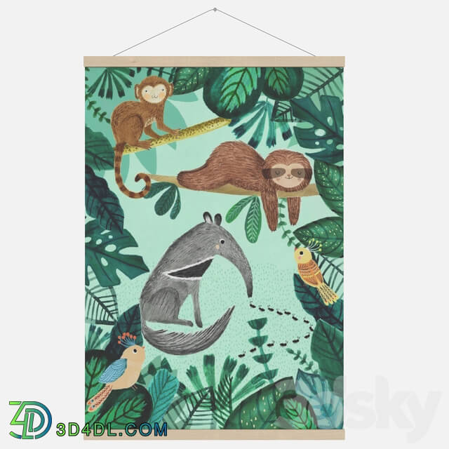 Frame - Petit Monkey - Posters