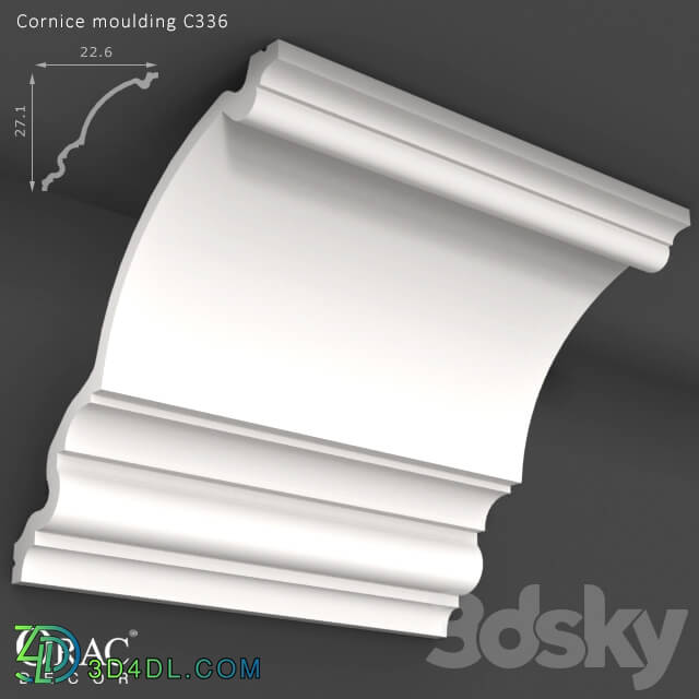 Decorative plaster - OM Cornice Orac Decor C336
