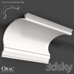 Decorative plaster - OM Cornice Orac Decor C344 