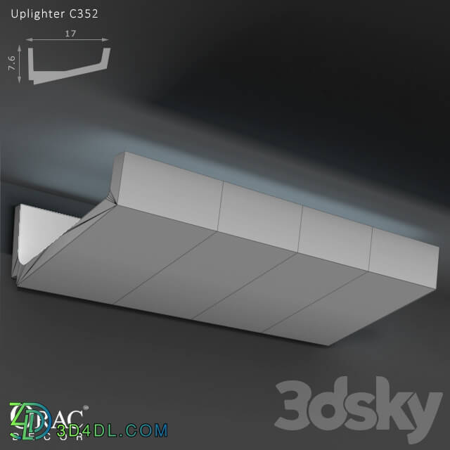 Decorative plaster - OM Concealed lighting Orac Decor C352