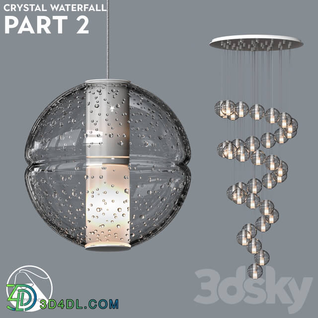 Chandelier - L1126 Chandeliers Crystal Waterfall Part 2