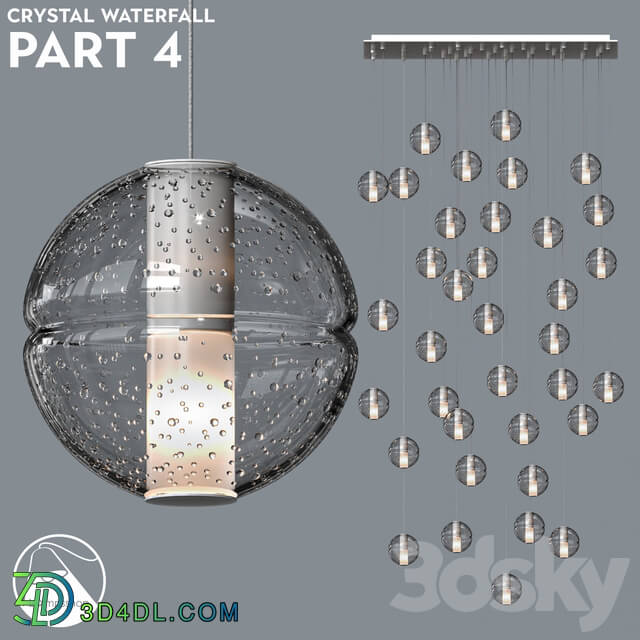 Chandelier - L1126 Chandeliers Crystal Waterfall Part 4