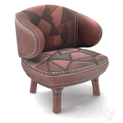 Arm chair - Piece leather sofa 